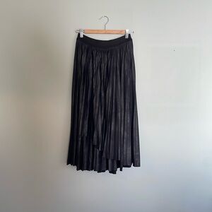 Halogen Black Pleated Skirt
